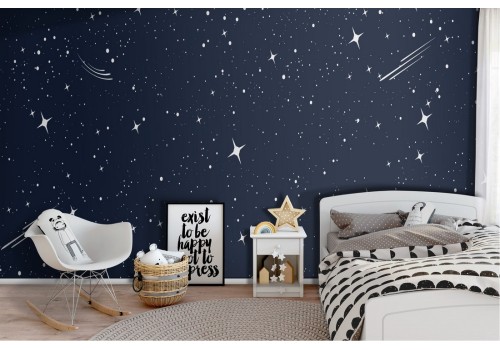 Starry Night Sky Wallpaper for Kids