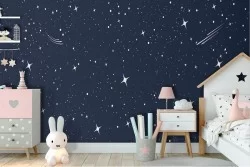 Carta da Parati cielo stellato notturno bambini