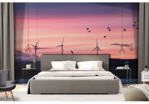 Carta da Parati paesaggio tramonto mare 2