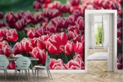 Carta da Parati Foglie e Fiori Giardini Prati e colline