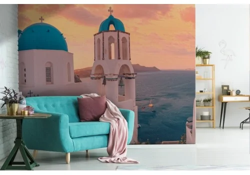 Wallpaper landscape Greece sea sunset