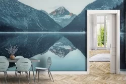 Wallpaper Rivers Waterfalls Lakes Mountain Snow