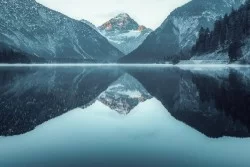 Wallpaper Landscapes and Nature Rivers Waterfalls Lakes Mountain Snow