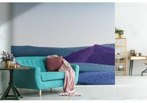 Carta da Parati paesaggio montagne futuristico natura