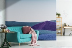 Carta da Parati paesaggio montagne futuristico natura