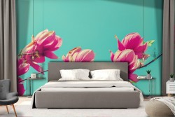 Carta da Parati fiori rosa natura fotografia