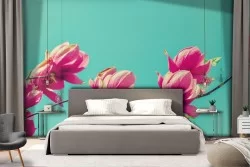 Carta da Parati fiori rosa natura fotografia