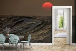 Wallpaper Dawn Sunset Beach and Sea