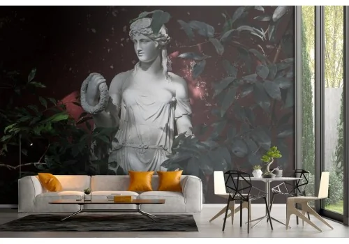 Marble statue wallpaper with nature 2