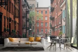 Carta da Parati palazzi quartiere città paesaggio