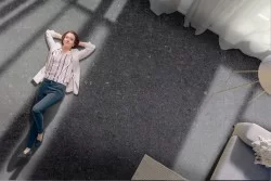 Carta da Parati superficie cemento nero texture