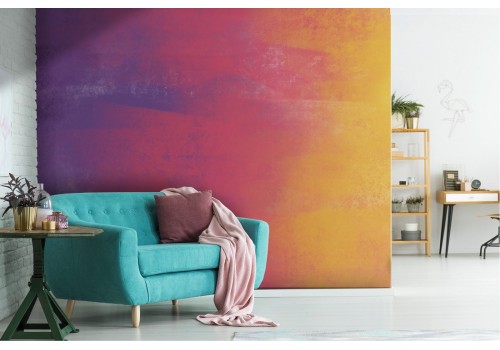 Rainbow painted cement surface wallpaper