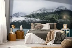 Wallpaper mountain lake landscape forest