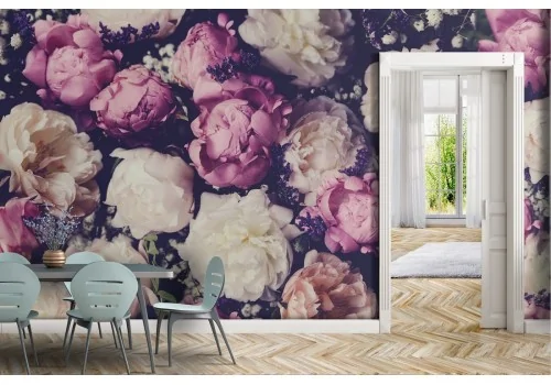 Carta da Parati naura composizione fiori 2