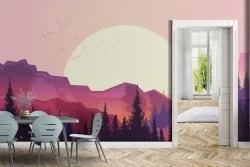 Wallpaper of Forests and Trees Paintings and Watercolors