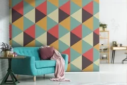 Wallpaper Design and Vintage Geometric Styles
