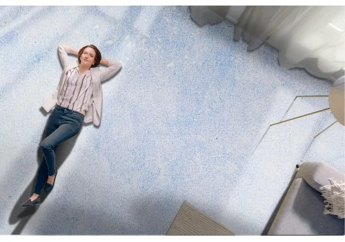 Blue cement surface wallpaper