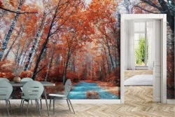 Carta da Parati Alberi Foreste e Alberi