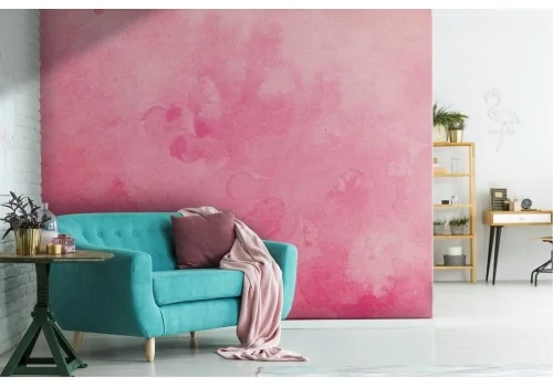 Pink cement surface wallpaper