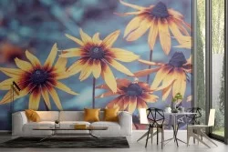 Carta da Parati fiori giardino paesaggio natura