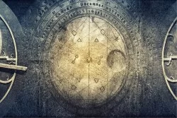 Carta da Parati Design e Stili Astratta Dark e Teschi Geometrica Industrial Urban