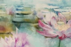 Carta da Parati Flora e Fauna Paesaggi e Natura Fiori Natura Orientale zen