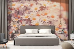 Daisy Garden Flowers Nature Wallpaper