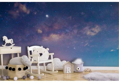 Carta da Parati paesaggio cielo stellato natura