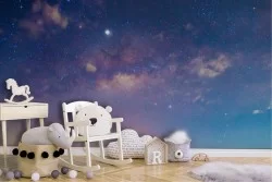 Carta da Parati paesaggio cielo stellato natura