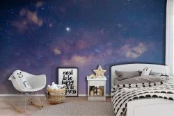 Starry Sky Landscape Wallpaper Nature