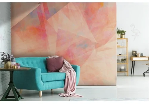 Abstract modern painted wallpaper surface