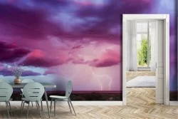 Beach and Sea Sky Wallpaper