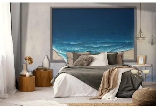 Carta da Parati dipinto mare astratto arte 2