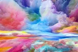 Carta da Parati Design e Stili Paesaggi e Natura Astratta Cielo Moderna