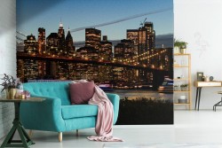 New York Night Landscape Wallpaper