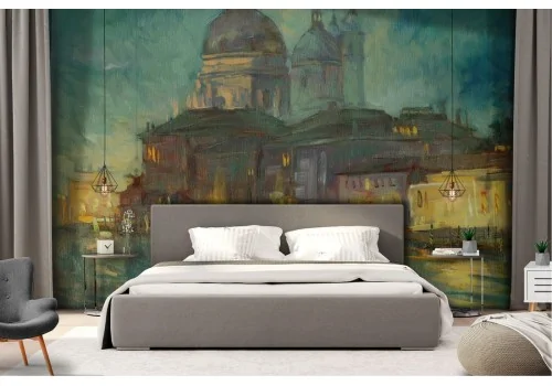 Wallpaper painted Venice city landscape 2