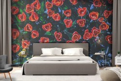 Wallpaper garden in bloom roses nature