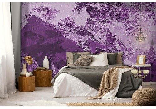 Modern purple industrial surface wallpaper 2