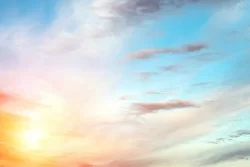 Carta da Parati Paesaggi e Natura Cielo