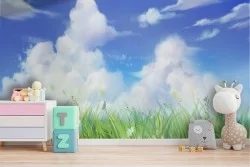 Wallpaper Sky Landscapes Meadows and hills