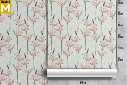 Vintage nature leaves wallpaper