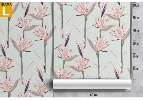 Vintage nature leaves wallpaper, and wall stickers 2