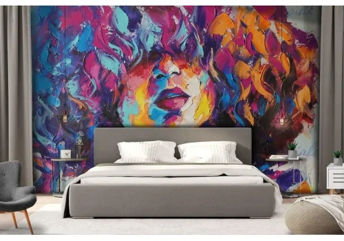 Wallpaper portrait painted woman picture 2