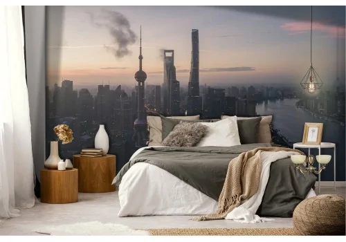 Wallpaper skyline metropolis city landscape 2