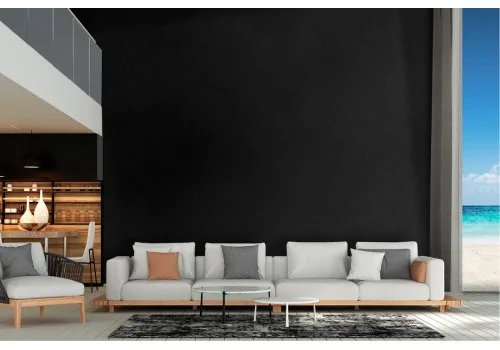 Industrial black walkable wallpaper surface