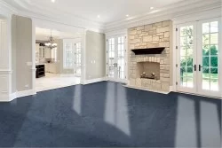 Carta da Parati superficie cemento industrial blu