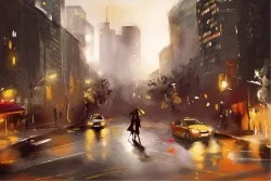 Wallpaper Design and Styles City Maps Transportation Paintings and Watercolors Means of Transportation City