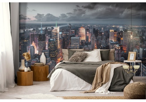 Carta da Parati New York paesaggio città grattacieli 2