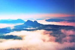 Carta da Parati Paesaggi e Natura Cielo Montagna