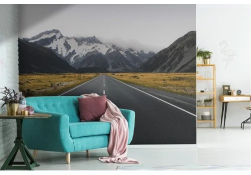 Wallpaper landscape mountain road